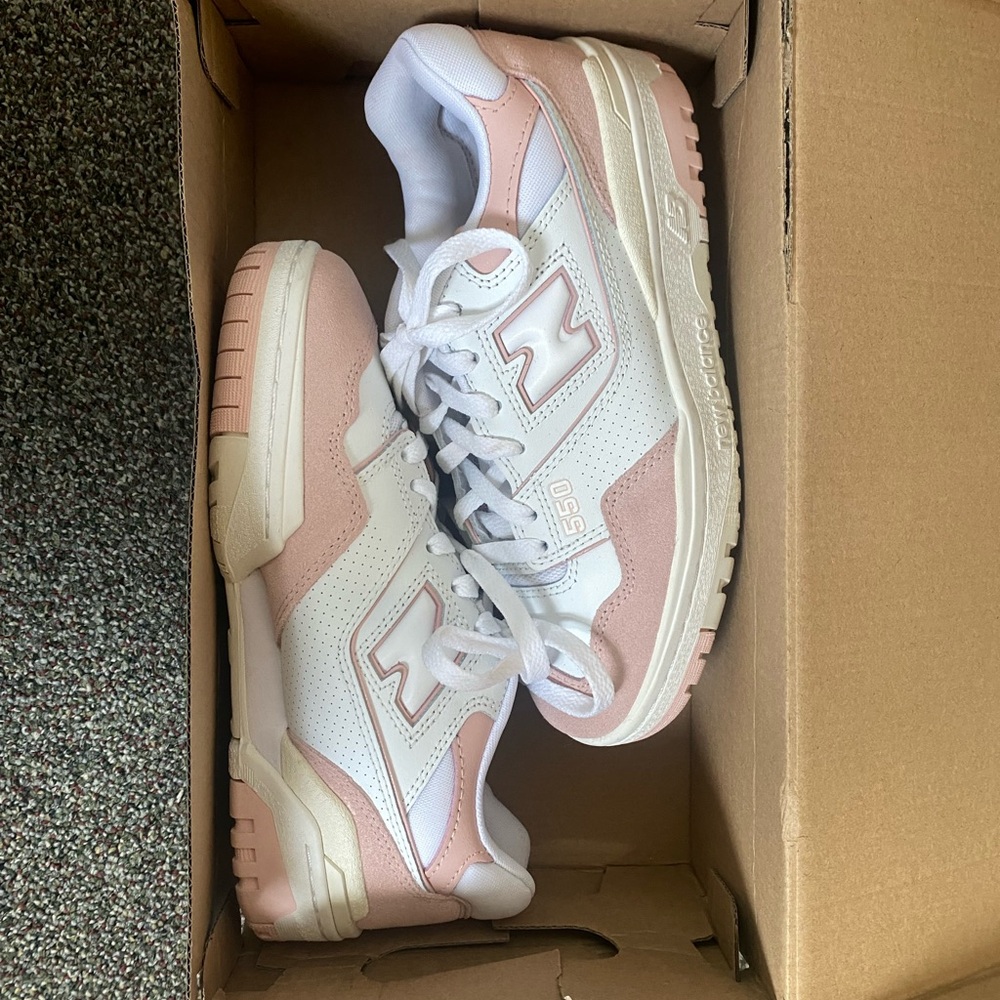 New Balance 550 Pink Sand and Sea Salt Shoes